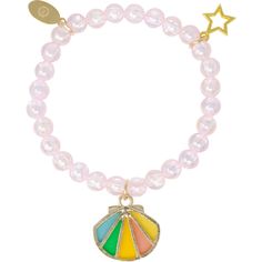 Stretchy charm bracelet. Comes with multiple charms as shown in image. Perfect to stack or wear on its own. Recommeded for kids ages 3+ | Zomi Gems | (Pink Colorful Shell Bracelet, One Size) | Maisonette collects the best children’s products from around the world (unlike Zulily, Etsy, The Tot, Farfetch Kids, Childrensalon, Crate and Kids, Kohls, Wayfair, Buy Buy Baby, Nordstroms, Mini Boden, J.Crew Factory, or PotteryBarn Kids), creating a curated shopping experience for you. Think of us as your Chantel Jeffries, Bracelets Patterns, Diy Bracelets Patterns, Shell Bracelet, Shop Jewelry, Buy Buy, Buy Buy Baby, Resin Beads, Heart Wallpaper