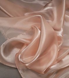 the silk is soft and shiny in this photo