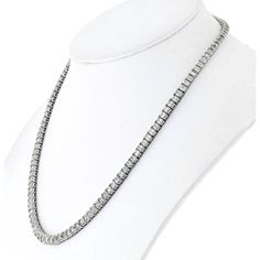 Indulge in the realm of luxury, where craftsmanship and creativity unite in our 18K White Gold 26.00 carat total weight Emerald Cut Diamond Tennis Necklace. This necklace isn't just a piece of jewelry; it's a statement of elegance and sophistication. Imagine adorning yourself with 136 graduated emerald-cut diamonds, each meticulously set to create a breathtaking visual masterpiece.Crafted with the finest 18K white gold, this necklace radiates timeless allure and impeccable artistry. The graduated design ensures a perfect contour around your neckline, enhancing your natural beauty with every wear. As you clasp it securely with the reliable box clasp and added safety feature, you'll feel a sense of assurance and style intertwined seamlessly.Whether it's a special occasion or a daily indulgen Perfect Contour, Diamond Tennis Necklace, Diamond Birthstone, Emerald Cut Diamond, Gold Box, Box Clasp, Tennis Necklace, Emerald Cut Diamonds, Metal Necklaces