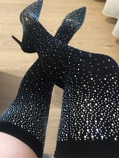 High Thigh Socks, Thigh Socks, Sock Boots, Crystal Diamond, Rhinestone Decor, Boot Types, 2023 Fashion, Diamond Crystal, Party Shoes