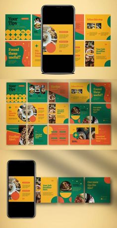 #Social_Media_Infographic_Design #Instagram_Carousel_Template #Carousel_Template #Food_Web_Design Social Media Infographic Design, Instagram Infographic, Food Web Design, Desain Editorial