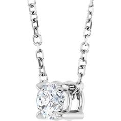 Elevate your style with our timeless Solitaire Floating Diamond Pendant Necklace. Featuring a perfect quality Lab Grown diamond, this necklace is perfect for everyday wear, special occasions, and everything in between. Add a touch of elegance to any outfit with this stunning piece, featured on a strong 1.4mm 14k gold 16-18” adjustable cable chain Elegant Necklace With Lab Grown Diamonds In Diamond White, Elegant Necklace In Diamond White With Lab Grown Diamonds, Elegant Diamond White Lab-grown Diamond Necklace, Elegant Necklace With Prong Setting And Lab Grown Diamonds, Elegant Solitaire Necklace With Lab Grown Diamond, Elegant Lab Grown Diamond Necklace With Brilliant Cut, Elegant Brilliant Cut Lab Grown Diamond Necklace, Elegant Necklace With Diamond Cut Lab Grown Diamonds, Anniversary Necklace With Brilliant Cut Lab Grown Diamond