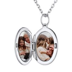 PRICES MAY VARY. Cute Oval Lockets for women: the lockets can hold 2 photos inside, and engrave text on outer surface each side 40 Characters Max. Material: 925 sterling silver based, rose gold plated;beautiful details and won't tarnish or cause allergy; skin friendly. Size of the necklace: locket measure about 0.6"x1"; the chain of the pendant is adjustable with 2 inches extender, length choice 16" 18" 22". Weight: 6.4 grams. A lovely necklace for your mother, wife, girlfriend, loved one, or a Mother's Day Gift White Gold Locket Necklace, Mother's Day White Gold Locket Necklace Gift, Mother's Day White Gold Locket Necklace, Round Charms Locket Necklace For Gift, Mother's Day Charms Locket Necklace With Round Pendant, Round Pendant Locket Necklace With Charms For Mother's Day, Personalized Gift Locket Jewelry, Mother's Day Round Pendant Locket Necklace With Charms, Silver Oval Pendant For Personalized Gift