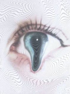 an eye is shown in this artistic photo