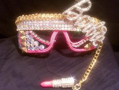 barbie glasses blinged out :) Spring Breakers, Im A Barbie Girl, Barbie Life, Barbie World, Steam Punk, Barbie Girl, Fashion Labels, Girly Girl, Girly Things