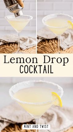 Whip up an easy Lemon Drop Cocktail with vodka, fresh lemon juice, and sweetened rim. Rubbing lemon zest into the sugar brings out natural oils, creating a crisp, summer-ready refreshment.