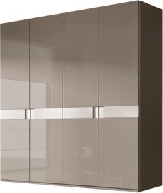 an image of a modern kitchen cabinet with glass doors