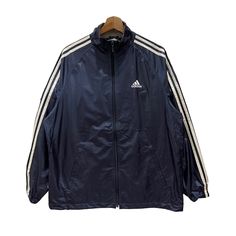 PLEASE ASK ANY QUESTION BEFORE BUYING  THIS IS USED CLOTHING PLEASE DON'T EXPECTED IT TO BE LIKE NEW OR IN PRISTINE  CONDITIONS!!  Vintage ADIDAS Clima 365 Waterproof Zipper Jacket  Tag Adidas Material Nylon  Size on tag M Measures About (Approximately)  -Armpit to Ampit : 23.5 inch  -Length (back collar down) : 28 inch -Shoulders : 18 inch  -Sleeve Length : 25 inch Condition : used good condition  9/10 **No Tears, No Stains And No Holes** PLEASE READ THE DESCRIPTION AND POLICY BEFORE BUYING ACC Functional Three Stripes Windbreaker For Winter, Nylon Sportswear Outerwear For Hiking, Nylon Sportswear For Hiking, Casual Breathable Track Jacket For Outdoor, Breathable Winter Windbreaker For Sports, Long Sleeve Outerwear With Three Stripes For Outdoor Activities, Adidas Logo Casual Windbreaker For Outdoor Activities, Adidas Logo Windbreaker For Winter Outdoor Activities, Adidas Logo Sportswear Outerwear For Outdoor Activities