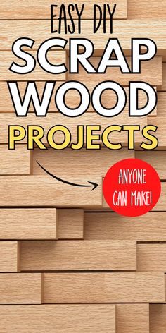 woodworking plans free Diy Scrap Wood Projects, Scrap Wood Project, Diy Scrap Wood, Making Furniture, Scrap Wood Crafts, Small Woodworking Projects, Diy Wooden Projects, Easy Wood Projects