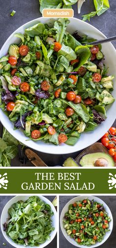 This garden salad makes your taste buds dance. It has a rich array of refreshing flavor in each bite and captures that delicious "fresh from the garden" taste.