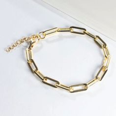 Open Link Bracelet 6" - Gold or Silver – Balara Jewelry Metallic Party, Arm Party, Bracelet Collection, Unique Charms, Link Bracelets, Chain Bracelet, Rhodium Plated, Gold Bracelet, Charms