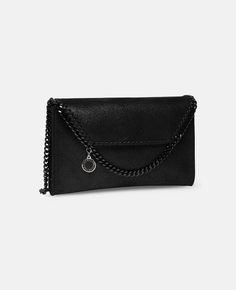 Women's Black Falabella Pouch | Stella McCartney Men Mini Shoulder Bag, Stella Mccartney, Mini Bag, Pouch, Shoulder Bag, Clothes, Black