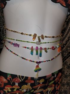 This is a PEEKABOO themed belly/waist beads handmade by me. It is 30 inches unstretched and can stretch another 4 inches. To make smaller than a 30 inch waistline please mention your size preference in comments. I also take custom orders. They are perfect for that festival coming up ;) Seed Bead Belly Chains, Adjustable Waist Chain For Festivals, Handmade Adjustable Body Jewelry For Festivals, Bohemian Handmade Body Jewelry For Beach, Handmade Bohemian Body Jewelry For Beach, Summer Bohemian Beaded Body Jewelry, Bohemian Beaded Body Jewelry For Beach, Bohemian Adjustable Waist Chain For Beach, Adjustable Multicolor Waist Beads For Summer