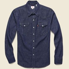 Barstow Denim Western Shirt - Red Cast Rinse Classic Pre-washed Denim Tops, Classic Denim Tops Pre-washed, Classic Shirt For Rodeo In Fall, Classic Fall Shirt For Rodeo, Classic Relaxed Fit Rodeo Shirt, Classic Relaxed Fit Shirt For Rodeo, Classic Button-up Top For Rodeo, Denim Blue Long Sleeve Shirt For Rodeo, Casual Shirt With Button Closure For Western-themed Events