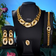 CZ Jewelry- Hiphop Cuban Links Full Micro CZ Luxury African Jewelry Set For Women Wedding Party Zircon Crystal Indian Neckalce Earring Model Number:1005002413231987 ＊Stone : AAAAA Cubic Zirconia ＊Style: High Quality Fashion Jewelry Set ＊ Pakcage list 1 pair earring ;1pc necklace; 1pc ring;1pc bangle ＊Item Type: Cubic Zirconia Bracelet Jewelry Set. ＊Environmental Standard: Hypoallergenic, Lead, Nickel free. ＊High quality,Excellent jewellery for women,Charming and attractive on some occasions. ＊It Luxury Bridal Necklace, Cubic Zirconia Bracelet, Bangle Ring, Copper Style, Cubic Zirconia Jewelry, Fashion Jewelry Sets, Luxury Bridal, Cz Jewelry, African Jewelry