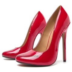 Men's High Heels Shoes Round Toe Pumps Crossdress Shoes Patent Leather in Red   Color:Red Size:9-15 Material:Patent Leather     Payment 1. Payment must be made within 7 days of auction closing (Unpaid dispute will automatically open when item is not paid in 7 days). 2. PLEASE NOTE: SHIPPING&HANDING DOES NOT INCLUDE DUTIES, LOCATL TAXES OR ANY OTHER IMPORTATION FEES. 3. Please list your special requests (color, packages, value of declaration, etc.) in the EBAY NOTES SECTION when you make payment Red Pointed Toe Court Shoes With 4-inch Heel, Red Fitted High Heel Court Shoes, Fitted Red High Heel Court Shoes, Red Court Shoes With 4-inch Heel, Red Fitted Court Shoes With Round Toe, Red Round Toe Court Shoes For Formal Occasions, Red High Heels With Reinforced Heel, Red Court Shoes With Round Toe For Formal Occasions, Formal Red Round Toe Heels