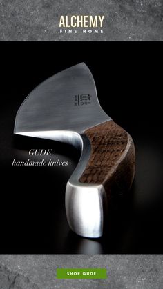 the cover of alchemy's new book, golf handmade knives