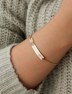 Meaningful Personalized Bracelet, Meaningful Personalized Bracelet Jewelry, Personalized Meaningful Jewelry Bracelet, Dainty Engraved Bracelet Jewelry, Meaningful Engraved Bracelet Jewelry, Customized Meaningful Bracelet, Engravable Bracelet Jewelry Gift, Meaningful Engraved Bracelets As Gifts, Customized Meaningful Jewelry Bracelet