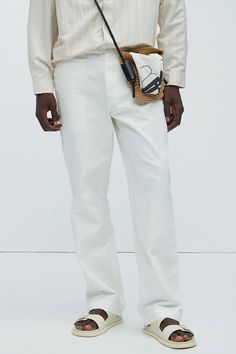 Available In White. Straight Fit Side Pockets Back Pockets Zip Fly Button Clsoure 100% Cotton Imported | Mens Berry Herringbone Straight Pants in White size 42 by Fashion Nova Casual Straight Chinos With Belt Loops, Casual Straight Fit Wide Leg Work Pants, Casual Wide Leg Work Pants Straight Fit, Casual Wide-leg Work Pants With Straight Fit, Straight Fit Bottoms With Button Closure, Relaxed Fit Straight Bottoms With Button Closure, Straight Relaxed Fit Pants With Button Closure, Relaxed Fit Straight Pants With Button Closure, Relaxed Fit Cotton Work Pants With Button Closure