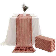 PRICES MAY VARY. 【PACKAGE】8 Piece extra long Cheese Gauze Table Runner, The fully expanded size is 27.5" wide and 160"(13.3ft)length. 【LONG TABLE RUNNER】At 160 inches, it's long enough to span a larger table and drapes beautifully on table , making it ideal for special occasions where you need to host larger groups. A cheesecloth table runner can bring the most out of your table to impress guests and bring a flair to your dining space. 【REUSABLE】All ends are finished, durable and machine washabl Birthday Party Cake Table, Cheese Cloth Table Runner, Cloth Table Runner, Party Cake Table, Cheesecloth Table Runner, Rustic Table Runners, Boho Table Runner, Birthday Table Decorations, Long Table Runner