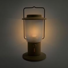 a light that is on top of a table