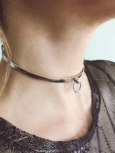 A minimalist design on Sterling silver 925 fully handmade.This choker upgrades all outfits. All of my pieces are fully handcrafted please allow for small variances from piece to piece, as this is the feature of owning one of the kind handmade jewelry. It might also like https://www.etsy.com/listing/510180247/sterling-silver-braceletsterling-silver https://www.etsy.com Feel free to ask me for personal orders or further questions. Choker Simple, Simple Choker, Choker Silver, Sterling Silver Choker, Boho Choker, Silver Choker, Choker Necklaces, Necklace Sterling Silver, Sterling Silver Necklace