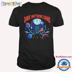 a black t - shirt with the words dane maths band on it