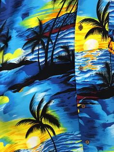 "-Description- >hand made colorful beach sunset print men's hawaiian shirt >button front >collared >open pocket on the front >small slits on the sides >size large >awesome print! >condition: excellent >color(s): multi >fabric(s): 100% polyester >brand: wuwatu >care: machine wash -Measurements- >size: large ✩ all measurements are taken with the item laying flat & some sizes are estimates so please check measurements ✩ chest: 48\" / 122cm length: 29.5\" / Multicolor Hawaiian Shirt For Beach Season, Multicolor Hawaiian Beach Shirt, Multicolor Hawaiian Shirt With Graphic Print For Vacation, Multicolor Graphic Print Hawaiian Shirt For Vacation, Multicolor Hawaiian Camp Shirt For Beach, Hawaiian Multicolor Camp Shirt For Beach, Multicolor Printed Hawaiian Shirt For Beach, Summer Multicolor Hawaiian Shirt With Palm Tree Print, Multicolor Beach Shirt With Palm Tree Print