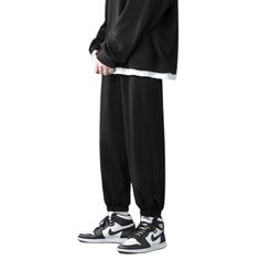 The Baggy Wide Leg Casual Sweatpants are the ideal winter companion for men who want functionality and flair in their wardrobe. Made from high-quality fabrics, these pants offer a comfortable and toasty fit, making them suitable for the chilly season. But that's not all! You won't ever have to worry about carrying your essentials separately because of the numerous compartments that were thoughtfully positioned throughout the design. Specifications: Applicable Season: Spring and Autumn Applicable Winter Techwear Cargo Pants, Hip Hop Pants With Side Pockets For Winter, Hip Hop Winter Pants With Side Pockets, Winter Techwear Trousers, Winter Leisure Pants With Side Pockets, Leisure Straight Pants For Winter, Solid Color Techwear Pants For Fall, Leisure Trousers For Winter, Winter Solid Color Full-length Cargo Pants