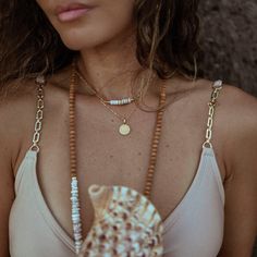 Aloha Choker - 21 Degrees North Designs - 21ºN Dainty Beach Jewelry With Delicate Chain, Dainty Beach Necklace With Delicate Chain, Gold Minimalist Necklace For Beach, Minimalist Gold Necklace For Beach, Minimalist Gold Necklaces For The Beach, Dainty Necklace With Delicate Chain For Beach, Bohemian 14k Gold Filled Jewelry For Beach, Dainty Necklaces For Vacation, Dainty Yellow Gold Jewelry For Beach