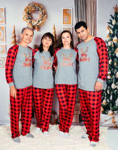 "Merry Christmas Family Matching Cotton Pajamas, Buffalo Plaid Pajamas, Christmas Pjs for Whole Family, Customized Pajamas, Xmas gift- style1 Get ready for a cozy and festive holiday season with our Christmas family matching pajamas! Crafted from luxurious cotton fabric, these pajamas offer both comfort and style. Each set includes pajamas for every family member, from adults to kids, ensuring that everyone can join in on the matching fun.  Whether you're unwrapping gifts or enjoying a hot cocoa by the fireplace, these pajamas are the perfect way to create lasting memories with your loved ones. Embrace the holiday spirit in coordinated fashion with our delightful Christmas pajama sets ⭐Leave your detailed custom information in the seller remarks column during checkout! ❤️All pjs are custom Buffalo Plaid Pajamas, Merry Christmas Family, Xmas Pajamas, Matching Christmas Pajamas, Christmas Pajama Set, Cozy Pajamas, Christmas Pjs, Plaid Pajamas, Matching Family Pajamas