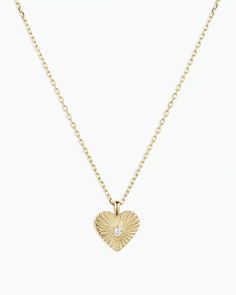 Diamond Vintage Heart Necklace – gorjana Elegant 14k Gold Filled Heart Necklace, Gold Plated Heart Charm Jewelry, Minimalist 14k Gold-filled Jewelry With Heart Charm, Gold-plated Heart Charm Jewelry, Minimalist 14k Gold Filled Open Heart Jewelry, Gold Plated Heart Cut Jewelry For Valentine's Day, Delicate Double Heart White Gold Jewelry, Dainty Rose Gold Jewelry With Heart Charm, Yellow Gold Heart Charm Jewelry For Everyday