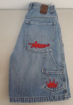 Jnco Jeans, Red Crown, Baggy Clothes, Fits Clothes, Cute Jeans, Teen Fashion Outfits, Retro Outfits