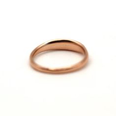 14k Comfortable Gold Ring Handcrafted | VicStone.NYC Elegant Wedding Band With Smooth Finish, Luxury Rose Gold Rings Stamped 14k, Wedding Rings With Smooth Bezel, 14k Rose Gold Solitaire Diamond Ring, Timeless 14k Gold Halo Ring With Round Band, Classic 14k Rose Gold Couple Rings, Classic Formal Couple Rings Stamped 14k, Gift Round Band Ring With Shiny Finish, Round Band Rings With Shiny Finish For Gift