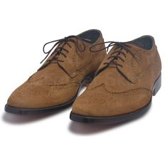 A product you are investing in so much should be able to portray your personality as well. These brogues tipped, derby leather shoes do just that by portraying a well defined, chic and sharp personality with its exquisite stylings and designing. Making use of premium quality suede leather, these leather shoes are available in a classic brown shade, a neutral shade that blends well with numerous other colors. The shoes come with an intelligently crafted centrally opened lacing system in a dark brown shade providing with a perfect contrast that is nice to look at. Taking your fashion standards to a whole other level, these are modernized with a self-cut laser design on the tips of the shoes adding a luxurious element to the experience. Focusing not only on looks, but the interiors are also p Shoes With Laces, Leather Top Hat, Purple Leather Jacket, Leather Shoes For Men, Leather Formal Shoes, Oxford Brogues, Brown Oxfords, Suede Leather Shoes, Genuine Leather Boots