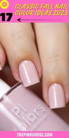 17 Classic Fall Nail Color Ideas for Women Over 50 - thepinkgoose.com