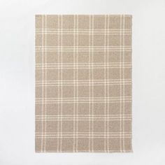 5'x7' Cottonwood Handwoven Plaid Wool/cotton Area Rug Neutral - Threshold™ Designed With Studio Mcgee : Target Double Layer Rug Living Room, Neutral Rug For Nursery, Boy Room Rugs, Hygge Rug, Gender Neutral Nursery Rug, Toy Room Rug, Studio Mcgee Guest Bedroom, Vintage Outdoor Nursery, Rugs For Small Living Room