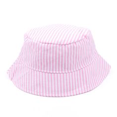 This Stripe Sun Hat is the perfect way to keep your little one from getting too much sun while still letting them have some fun! With UPF 50+ protection, this hat helps ensure your toddler stays safe in the sun. Available in sweet colors to suit your style, you can personalize this kids' bucket hat with a monogram for that extra special touch. Summer Lightweight Adjustable Bucket Hat, Cute Summer Sun Hat For Playtime, Fun Spring Hats With Uv Protection, Playful Adjustable Hats With Upf 50+, Lightweight Adjustable Fit Summer Bucket Hat, Playful Bucket Hat With Uv Protection, Summer Sun Hat With Uv Protection For Playtime, Cute Summer Sun Hat For Play, Summer Hats With Uv Protection For Playtime