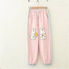 Bunny Pants, Bunny Hoodie, Kawaii Backpack, Kawaii Games, Pink Kimono, Kawaii Bags, Kawaii Pens, Frog T Shirts, Cute Pants