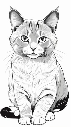 🌟Get inspired with our cat coloring pages designed for adults. These beautifully detailed designs are ideal for sparking creativity and promoting relaxation. Download your free pages and start your inspiring coloring adventure today! 🖌️ Cat Coloring Pages For Adults, Cat Coloring Pages, Cat Coloring, Coloring Pages For Adults, Colouring Pages, Page Design, Adult Coloring Pages, Color Inspiration