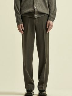 Editor's NotesMARBETE's semi wide slacks feature a modern and natural silhouette and great to style in various ways.- Semi wide- Four-pocket styling- Belt loops at waist- Zip-flyMeasurements(in.)- Size: XS / S / M / L- Length: 40.9 / 41.5 / 42.1 / 42.9 in.- Waist: 15.4 / 16.3 / 17.1 / 17.3 in.- Thigh: 10.2 / 11 / 12 / 12.4 in.- Rise: 12 / 12.2 / 12.6 / 13 in.- Hem: 8.3 / 8.7 / 9.3 / 9.4 in.*Model informationMan - Height: 6'0 Weight: 154.3 lbs Size: MComposition & Care- 75% Polyester 20% Rayo Relaxed Fit Solid Dress Pants With Side Pockets, Relaxed Fit Wide Leg Work Pants With Welt Pockets, Relaxed Fit Straight Dress Pants With Welt Pockets, Casual Semi-formal Straight Leg Pants, Solid Color Relaxed Fit Dress Pants With Pockets, Casual Full-length Dress Pants With Welt Pockets, Semi-formal Wide-leg Dress Pants With Pockets, Relaxed Fit Dress Pants With Welt Pockets, Classic Wide-leg Pants With Side Pockets