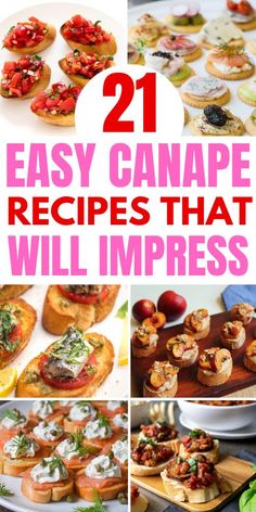 21 easy canape recipes that will impress