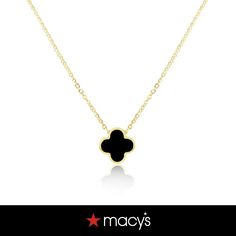 in stock Black 14k Gold Pendant Jewelry, Elegant 14k Gold Necklace With Black Enamel, Elegant Black Enamel 14k Gold Necklace, Elegant Black Necklace With Black Enamel, Black Enamel 14k Gold Necklace, Elegant Onyx Necklace With Black Enamel, Classic Black Jewelry With Clavicle Chain, Fine Jewelry Black Necklace With Black Enamel, Classic Black Clavicle Necklace