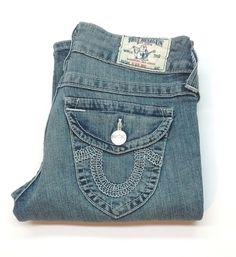 Visit my eBay Store -* nwtradepost *- for many more Great Deals! FOR SALE: True Religion sz 25 Hi-Rise Boot Denim Blue Stretch Jeans 13/7.5/32/8 (usa/98cotton/2spandex) IMPORTANT: Never rely on tag size! See measurements below do determine fit, if you have any questions please ask before bidding. IMPORTANT: True colors do not show well in photographs, if you have any questions please ask before bidding. IMPORTANT: Read item condition below measurement diagram. Approx. Measurements Laying Flat: A Thrift Wishlist, Extra Clothes, Mens Trendy Outfits, Birthday Wishlist, Boot Cut Denim, True Religion Jeans, Fashion Icon, Shopping Spree, Girly Outfits