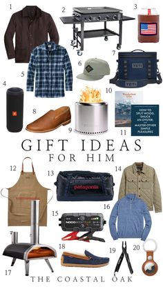 gift ideas for him from the coastal oak