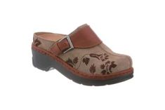 Klogs Footwear Women's Austin Tapestry Fashion Clogs, 130330039 Comfortable Brown Mules With Buckle Closure, Brown Outdoor Clogs With Buckle Closure, Brown Clogs With Buckle Closure For Outdoor, Brown Clogs With Buckle Closure For Fall, Brown Buckle Closure Clogs For Fall, Brown Fall Clogs With Buckle Closure, Tapestry Fashion, Clogs Style, Leg Pain