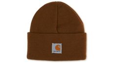 Keep your littles warm while enjoying the great outdoors with the Carhartt Toddler Acrylic Watch Hat! 100% Acrylic. Stretchable rib knit. Carhartt woven label sewn on front. Toddler size. | Carhartt Toddler Acrylic Watch Hat Beanie Fits Most Brown SKU:1110583 | Tractor Supply Co Carhart Beanie, Beanie Fits, Tractor Supply, Hat Beanie, Woven Label, Toddler Sizes, Great Outdoors, The Great Outdoors, Tractor