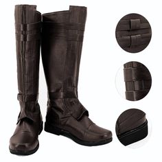 $59.99 & Free Shipping Halloween Boots, Star Wars Anakin, Cosplay Shoes, Brown Shoes, Anakin Skywalker, Brown Shoe, Black Star, Suits You, Black Boots