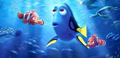 finding nemo and dory from the movie finding nemo is shown in an underwater scene