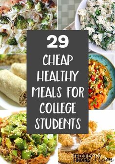 some healthy meals for college students to eat